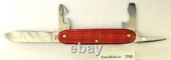 Victorinox 1998 red alox Soldier Swiss Army knife- used, excellent #7703