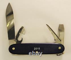Victorinox 2015 Limited Dark Blue Pioneer Alox Swiss Army knife- NIB #1576