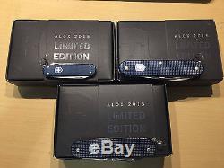 Victorinox 2015 Special Edition Alox Swiss Army Knife Dark Blue Set