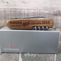 Victorinox 24th World Scout Jamboree 2019 Swiss Contingent Walnut Huntsman Knife