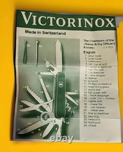 Victorinox 25 Function Swiss Army Knife Officier Suisse Schweizer Offiziersmess