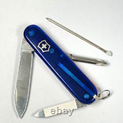 Victorinox 91mm Executive Style Single Layer Custom Blue Plus Orange Liners