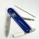 Victorinox 91mm Executive Style Single Layer Custom Blue Plus Orange Liners