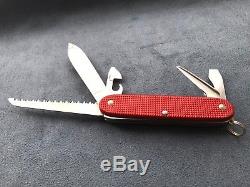 Victorinox Alox Old Cross Farmer Super Rare Clean Condition Swiss Army Knife