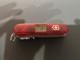 Victorinox Altimeter 91mm Swiss Army Knife Translucent Red Vintage Super Clean