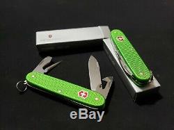 Victorinox Apocalypse Green Alox Pioneer Soldier Swiss Bianco