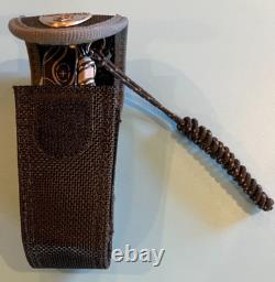 Victorinox, BRAND NEW, titanium +graded scales, lanyard access Victorinox sheath