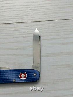 Victorinox Bantam 84mm Swiss Army Knife, Rare Blue with Red Shield, New in box