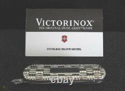 Victorinox Basketweave Swiss Army Knife Rarenibreed & Barton Sterling Silver