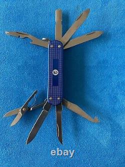 Victorinox Blue Alox Minichamp Swiss Army Knife. NIB. Rare