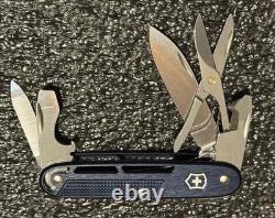Victorinox Blue Synergy X Alox Refined 93mm Swiss Army Lock Blade Pocket Clip