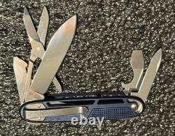 Victorinox Blue Synergy X Alox Refined 93mm Swiss Army Lock Blade Pocket Clip