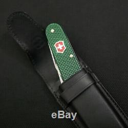 Victorinox CADET Green Alox Red Shield Swiss Army Knife 2013 Release Very Rare