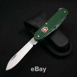 Victorinox CADET Green Alox Red Shield Swiss Army Knife 2013 Release Very Rare