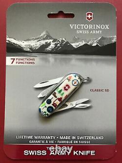 Victorinox CAMPING Classic SD Swiss Army Knife NEW in a blister pack RARE