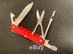 Victorinox CUSTOM Climber Swiss Army Knife with Red Alox Scales and Marlinspike