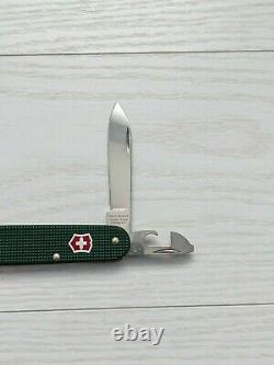 Victorinox Cadet 84mm Swiss Army Knife, Rare Green with Red Shield, New in box