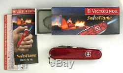 Victorinox CampFlame Swiss Army knife- retired, rare, new in box #6202