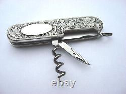 Victorinox Carved Stainless Steel Spartan Swiss Army Knife Eagle