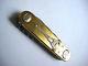 Victorinox Carved Stainless Steel Spartan Swiss Army Knife- Eiffel Tower in Gold