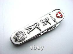 Victorinox Carved Stainless Steel Spartan Swiss Army Knife- Snipers
