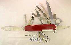 Victorinox Champion w Chisel Swiss Army knife- vintage, new boxed NIB #8002