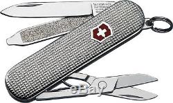Victorinox Classic Barleycorn Sterling Silver Swiss Army Knife Switzerland NEW