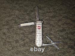 Victorinox Classic Basketweave Sterling Silver Swiss Army Knife Reed & Barton