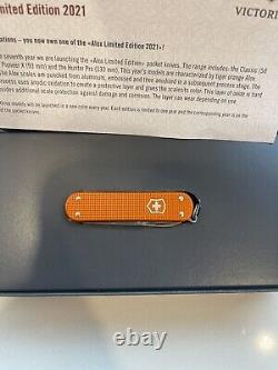 Victorinox Classic SD 2021 Tiger Orange Limited Edition Alox Swiss Army Knife