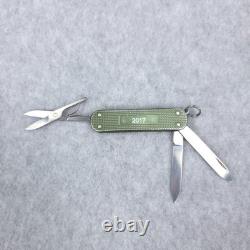 Victorinox Classic SD Alox 2017 Limited Edition Olive Green 58mm Multitool Rare