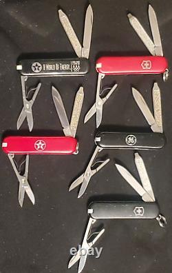 Victorinox Classic SD Swiss Army Knives NEWithOLD STOCK Lot of 5