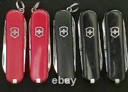 Victorinox Classic SD Swiss Army Knives NEWithOLD STOCK Lot of 5