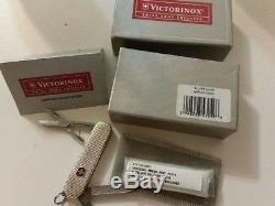 Victorinox Classic-sterling Silver-barleycorn Design-swiss Army Knife-tcw-exclnt