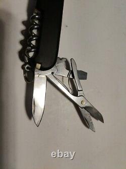 Victorinox Climber Black Scale Swiss Army Knife 91mm SOFT TOUCH ON THE ROAD