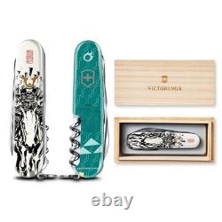 Victorinox Climber Sengoku Sumie Hojo Ujiyasu Swiss Army Knife 14 Tools Box