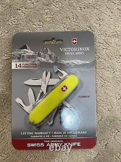 Victorinox Climber Stay Glow Scales 91mm Swiss Army Knife New Rare Discontinued