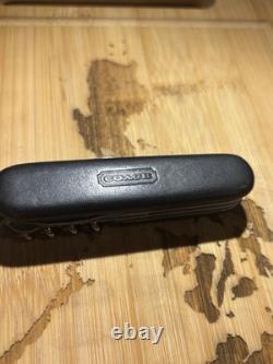 Victorinox Coach Climber Swiss Army Knife 91mm Leather Scales. Limited Edition