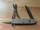 Victorinox Custom Silver Alox 93mm Swiss Army Knife Modded withBrass Liner