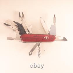 Victorinox CyberTool Lite Swiss Army Knife Ruby Red 91mm LED Light Bit Driver