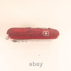 Victorinox CyberTool Lite Swiss Army Knife Ruby Red 91mm LED Light Bit Driver