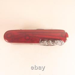 Victorinox CyberTool Lite Swiss Army Knife Ruby Red 91mm LED Light Bit Driver