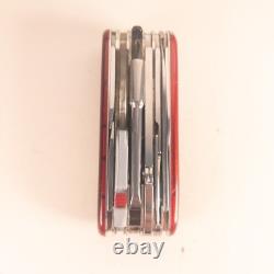 Victorinox CyberTool Lite Swiss Army Knife Ruby Red 91mm LED Light Bit Driver