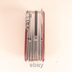 Victorinox CyberTool Lite Swiss Army Knife Ruby Red 91mm LED Light Bit Driver