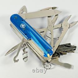 Victorinox CyberTool M GE Advertising Blue Swiss Army Knife with Sheath
