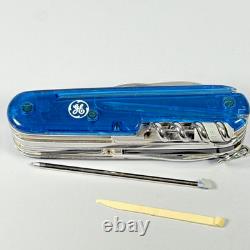Victorinox CyberTool M GE Advertising Blue Swiss Army Knife with Sheath