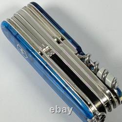 Victorinox CyberTool M GE Advertising Blue Swiss Army Knife with Sheath