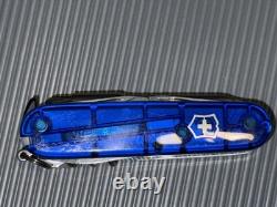 Victorinox Cybertool 34 Swiss Army Knife Multi Tool Translucent Blue F2B8