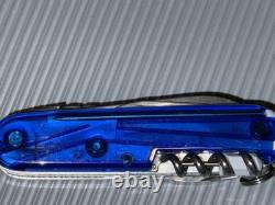Victorinox Cybertool 34 Swiss Army Knife Multi Tool Translucent Blue F2B8