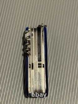 Victorinox Cybertool 34 Swiss Army Knife Multi Tool Translucent Blue F2B8