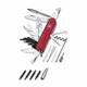 Victorinox Cybertool 34 Swiss Army Knife (Translucent Red) 1.7725. T Freeship